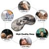 Sleep Mask for Sleeping with Adjustable Strap Sleep Mask for Side Sleeper Soft Shih Tzu Breathable Eye Cover for Night Sleep Work Nap view 4