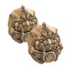 Alipis Brass Baoding Balls for Hand Therapy Stress Relief Massage Ball Set for Seniors Portable Exercise Tool for Hand Strength and Muscle Training view 1