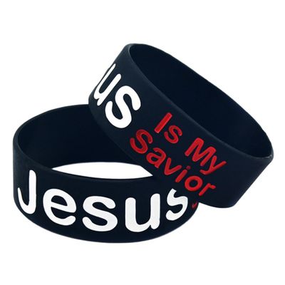 BESPORTBLE 2PCS Unisex Silicone Wristband My Savior Stylish Bracelet for Outdoor Activities Lightweight and Skin Friendly Great Friends and Family