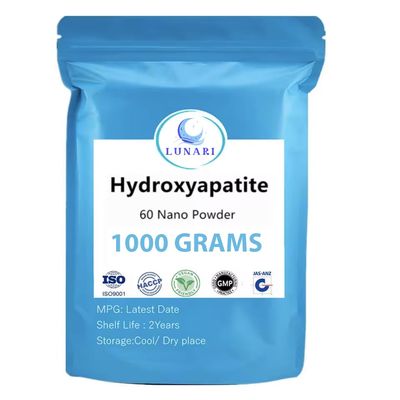 100% Pure Nano Hydroxyapatite Tooth Powder Enamel Remineralization Support, Fluoride-Free Toothpaste Additive for Sensitivity & Cavity Defense, Pure HAp Powder 1000g