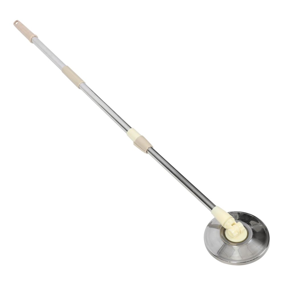 SKISUNO Stainless Steel Mop Stick Pole Detachable Mop Handle Extension Rod Heavy-Duty for Home Cleaning