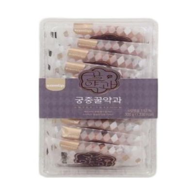 [KOTASTIC] Korean Rice Crackers Snack 115g , Yakgwa Korean Honey Cookies 200g (Rice Crackers & Yakgwa) (Large, Honey)
