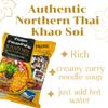 100g Northern Thai Khao Soi Curry Noodle Original Chiang Mai Recipe Instant Thai Street Food (Pack2) view 3