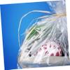 DEARMAMY 1 Roll Clear Flower Wrapping Film Roll Transparent Floral Bouquet Wrap for Weddings Birthdays DIY Crafts and Packaging Durable and Versatile Clear Cellophane Film view 4