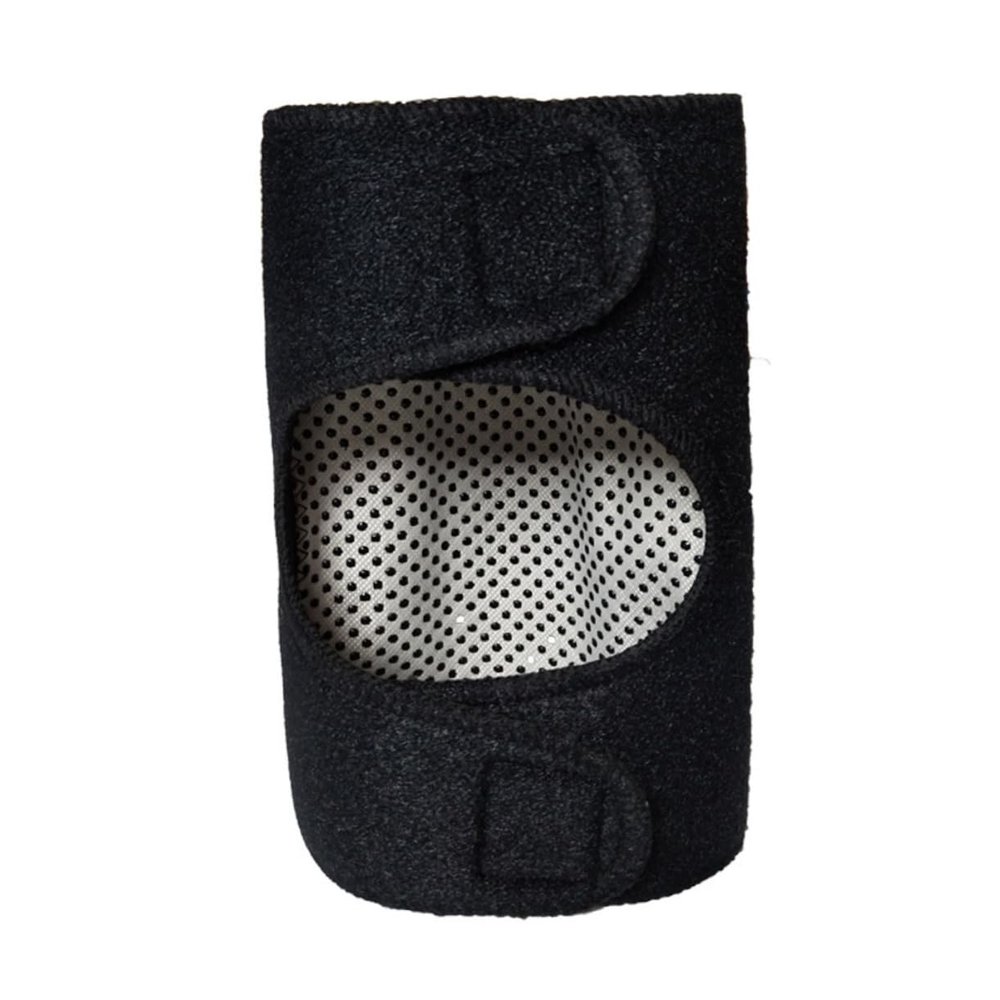 GOOHOCHY 2pcs Thermal Elbow Supporter Self Heating Elbow Pad Massager for Winter Relief High Elastic Comfort Fatigue and Black