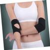 GOOHOCHY 2pcs Thermal Elbow Supporter Self Heating Elbow Pad Massager for Winter Relief High Elastic Comfort Fatigue and Black view 4