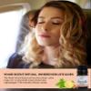 Essence Pearl Travel Case | Immunity Essential Oil | Aromatherapy Nasal Diffuser & Essential Oil Carrying Case | Eucalyptus, Lemon & Cinnamon Blend | Travel-Friendly Kit | Black Pod view 2