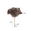 1PCS Ostrich Feather Duster Car Duster Interior Clean DusterReusable Feather Duster for Blinds Kitchen Keyboard Office, Soft and Fluffy Duster Cleaning Supplies(Gray,Large) view 2