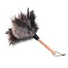 1PCS Ostrich Feather Duster Car Duster Interior Clean DusterReusable Feather Duster for Blinds Kitchen Keyboard Office, Soft and Fluffy Duster Cleaning Supplies(Black,Medium) view 1