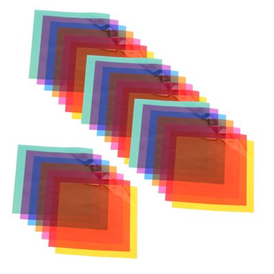 DEARMAMY 28pcs Enhance Your Projects Multi Cellophane Sheets Versatile for Decorations Car Tinting Events