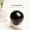 beisup Black Obsidian Crystal Sphere Healing Crystals Decorative Gemstones Ball with Stand for Gothic-Style Home Decor, Meditation, Feng Shui,5cm view 3