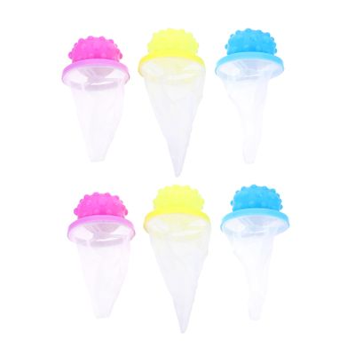 Veemoon 6 Pack Lint Catcher for Laundry - Floating Pet Hair Filter Mesh Bags - Polyester Cotton Ball Lint Collectors for Washer Hair Catching Accessories for Easy Cleaning