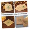 Alipis 500Pcs Oil Paper Bags for Snacks Multi Function Food Packing Bags for Cookies Fried Foods Festival view 3