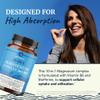 10 in 1 Magnesium Complex Supplement 500MG | Magnesium Citrate, Mag Glycinate, Malate & More | High Absorption Mag Complex with Vitamin B6 | Bone, Muscle & Heart Health Support | Non-GMO | 60 Ct. view 3
