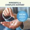10 in 1 Magnesium Complex Supplement 500MG | Magnesium Citrate, Mag Glycinate, Malate & More | High Absorption Mag Complex with Vitamin B6 | Bone, Muscle & Heart Health Support | Non-GMO | 60 Ct. view 4