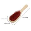 Beaupretty 2pcs Long Handle Scalp Scrub Brush with Silicone Grip Dual Tooth Exfoliating Shampoo Comb for Deep Cleaning and Massaging Wet Dry Hair for Dandruff and Debris Removal view 2