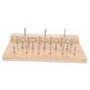Abaodam Hand Dexterity Pegboard Hand Rehabilitation Board Wooden Finger Exercise Equipment for Therapy view 1
