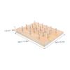 Abaodam Hand Dexterity Pegboard Hand Rehabilitation Board Wooden Finger Exercise Equipment for Therapy view 2