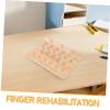 Abaodam Hand Dexterity Pegboard Hand Rehabilitation Board Wooden Finger Exercise Equipment for Therapy view 3