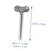 HEATSHAKING 4pcs Toothpaste Squeezer Easy to Use Metal Tube Dispenser for Efficient Squeezing Compact and Portable Design Durable and Resistant for Home and Travel view 2
