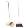 HEALLILY Stainless Steel Broom Dustpan Kit Long Handle Essential Floor Cleaning Tool for Home Use Sturdy Dustpan and Broom Combo for Efficient Sweeping and Cleaning view 1