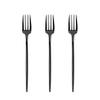 100 Count Black Plastic Forks, Heavy Duty Disposable Cutlery, Black Silverware Plastic Utensils for Party, Birthday, Wedding view 1