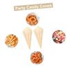 HEALEEP 50pcs Disposable Cones for Ice Cream and Candy Dessert Cups for Parties and Culinary Presentations view 3