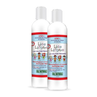 Lice Lifters Solution for Lice Care, Oil-Based Formula, Gentle on Scalp & Hair, 8 oz, 2 pack