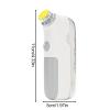 AOYEBO Baby Electric Nail Trimmer with Soft Illumination - Noiseless Infant Nail File Kit, 5 Heads & Portable Storage for Newborn Toddler Safe Sleep Care view 2