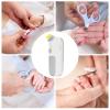 AOYEBO Baby Electric Nail Trimmer with Soft Illumination - Noiseless Infant Nail File Kit, 5 Heads & Portable Storage for Newborn Toddler Safe Sleep Care view 3