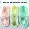 Acupressure Massage Slippers Hollow Quick-Drying Shower Shoes for Men Women Reflexology & Acupuncture Sandals Promote Blood Circulation and Foot Pain Relief(08,43/45 EU) view 4