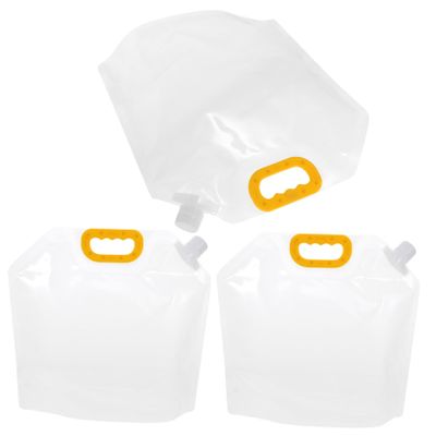 MOTHNUR 3-Pack 5L Collapsible Cold Therapy Bags Portable Water Storage for Athletes Home Use for Outdoor Activities and Recovery