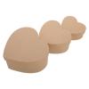 Totority 3pcs Heart Shaped Cardboard Boxes for DIY Kraft Paper Keepsake Storage for Valentine's Day Birthdays Creative Treasure Box for Organizing Presents view 1