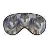 Sleep Mask for Side Sleeper Soft Breathable Blackout Pack of Wolves Sleep Eye Cover for Men and Women Travel Yoga view 1