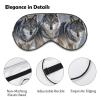 Sleep Mask for Side Sleeper Soft Breathable Blackout Pack of Wolves Sleep Eye Cover for Men and Women Travel Yoga view 3