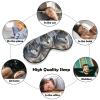Sleep Mask for Side Sleeper Soft Breathable Blackout Pack of Wolves Sleep Eye Cover for Men and Women Travel Yoga view 4