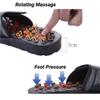 Foot Acupoint Massager Shoes Unisex Acupressure Massage Slippers Acupuncture Reflexology Sandals for Plantar Fasciitis Arthritis Neuropathy Pain Relief(White,6.5/7) view 3