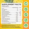 10-IN-1 Saffron Gummies, Sugar Free Saffron Supplements with Ashwagandha, L-Theanine, Rhodiola Rosea, Vitamin D3, B6, Magnesium & Zinc for Mood, Energy, Focus Support, Pineapple Flavor, 120 Count view 2