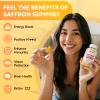 10-IN-1 Saffron Gummies, Sugar Free Saffron Supplements with Ashwagandha, L-Theanine, Rhodiola Rosea, Vitamin D3, B6, Magnesium & Zinc for Mood, Energy, Focus Support, Pineapple Flavor, 120 Count view 3