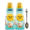 Cinnabon Classic Cinnamon Roll Liquid Coffee Creamer.- Two (2) 32 fl oz Bottles of Creamy Smooth Delightful Coffee Creamer and Candy Freezer Gem Spoon (Cinnabon Classic Cinnamon Roll) Gem Spoon view 1