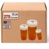 13 Dram Push Down and Turn Vials for Pharmacy 275 Pcs Empty Pill Bottles with Reversible Caps, Mini Pill Organizer Containers Child-Resistant Small Travel Pill Dispenser for Bulk Use view 1