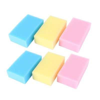Gogogmee 6 Pcs Large Salon Wash Sponges for Hair Cutting and Cleaning Soft Multi-Color Hairdresser Sponges for Daily Use and Professional Salons Random Color