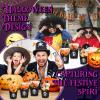Chengu 260 Pcs Halloween Charcuterie Cups with Picks Sets 60 Pcs 14 oz French paper Appetizer Cups 200 Cocktail Pick Disposable Snack Fruit Stick for Halloween party Decor Supplies(Skull Style) view 3