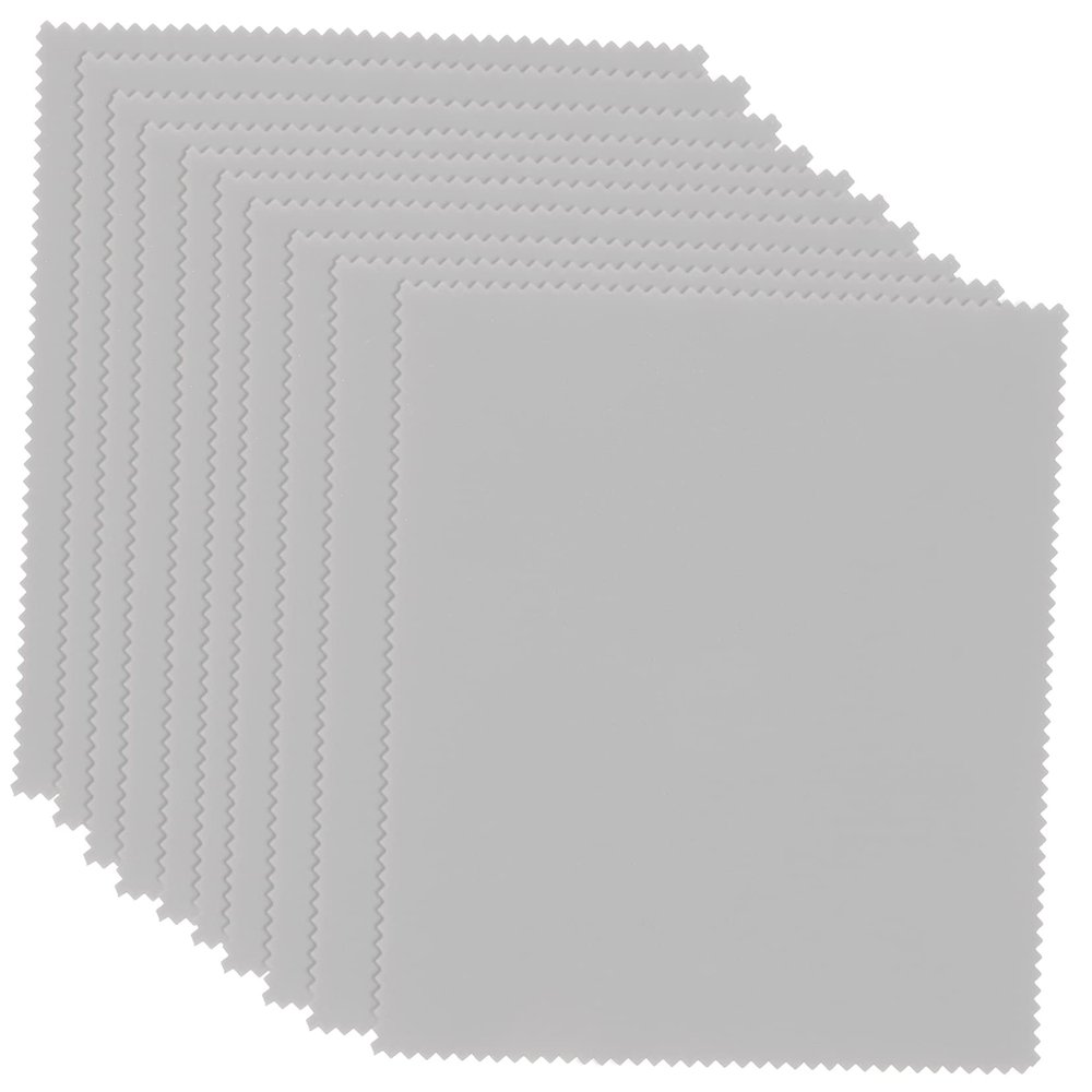ZUNOXAZ 20pcs Microfiber Cleaning Cloths for Eyeglasses and Electronics Soft Washable and Reusable Polishing Cloths for Screens Lenses and Delicate Surfaces