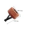 SEWOART 2pcs Wood Essential Oil Diffuser Clips Versatile Aromatherapy Car Air Freshener for Vehicle and Home Odor Neutralizing Natural Wood Design view 2