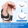 Velpeau Flexible CMC Thumb Brace - Soft Rubber Thumb Splint for Arthritis Pain and Support, Comfort Cool Thumb CMC Restriction Splint, Thumb Stabilizer for CMC Joint for Women and Men (Left Hand - M) view 2