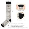 Compression Socks For Women Compression Sock 15-20 mmHg for Nurses, Pregnancy, Flying, Running,Travel Aeroplane A Road Strewn with Flowers Mushrooms view 3