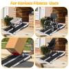 10FT Portable Wheelchair Ramp, Portable Access Ramp with Textured Surface, Reflective Edges & Carry Handle, Aluminum Folding Mobility Ramps for Threshold, Steps, Curbs, Doorways view 2
