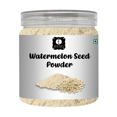 EDZZEL Pure Watermelon Seed Powder Dry Roasted | 400 GM (14.10 OZ)