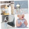 Totority 2pcs Breastfeeding Aid Milk Supply Tube and Straw Lactation Support Dispenser Reusable Feeding Bottle Part view 4